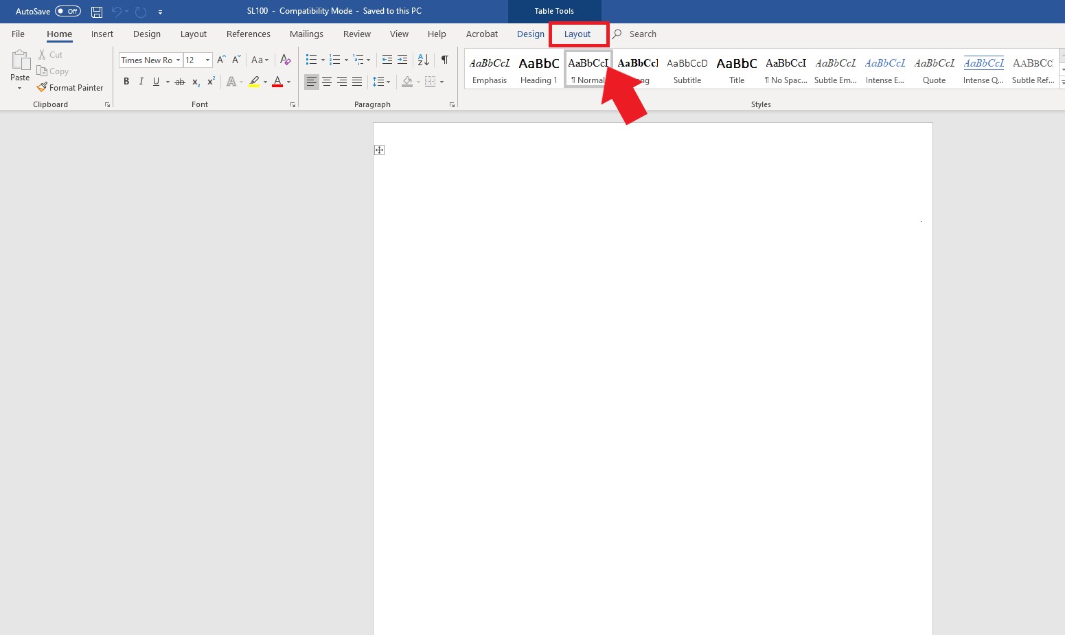 FAQ Turning on Microsoft Word Gridlines